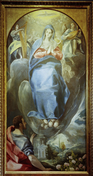 Maria Immaculata from (eigentl. Dominikos Theotokopulos) Greco, El