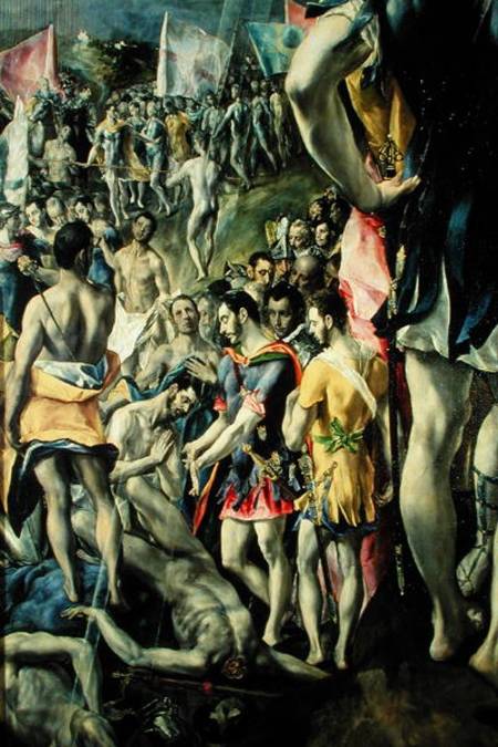The Martyrdom of St. Maurice from (eigentl. Dominikos Theotokopulos) Greco, El
