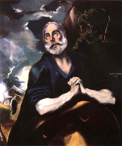 Reuiger hl. Petrus from (eigentl. Dominikos Theotokopulos) Greco, El