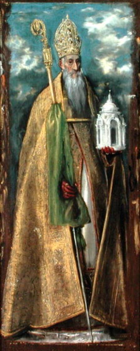 Saint Augustine of Hippo (354-430) from (eigentl. Dominikos Theotokopulos) Greco, El