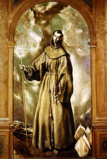 Saint Bernard from (eigentl. Dominikos Theotokopulos) Greco, El