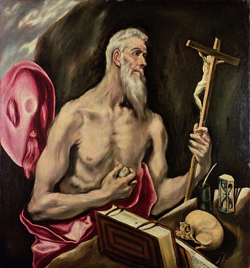 St. Jerome from (eigentl. Dominikos Theotokopulos) Greco, El