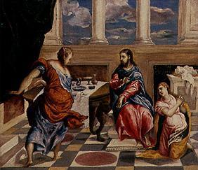 Christus im Hause von Maria und Martha