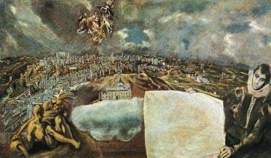 Ansicht von Toledo from (eigentl. Dominikos Theotokopulos) Greco, El