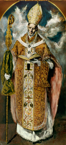 St. Ildefonso (607-667) from (eigentl. Dominikos Theotokopulos) Greco, El