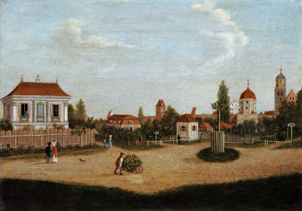Vor dem Westertor in Memmingen from Elias Friedrich Küchlin