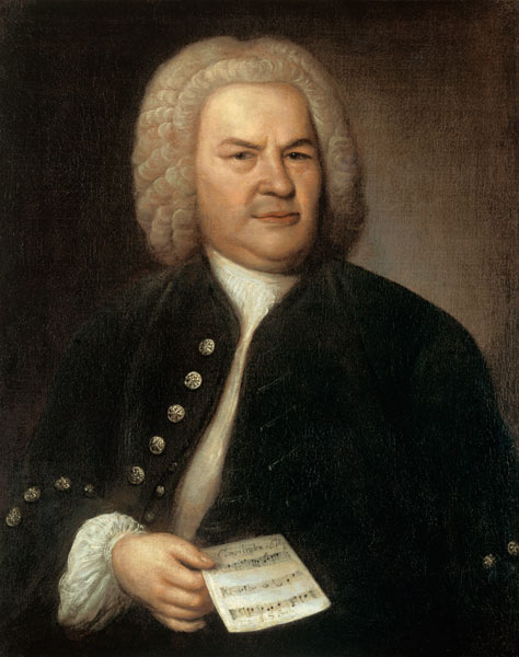 Bildnis Johann Sebastian Bach. from Elias Gottlob Haussmann