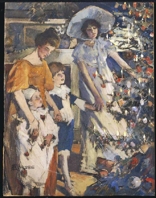 Der Weihnachtsbaum. from Elizabeth Adela Stanhope Forbes