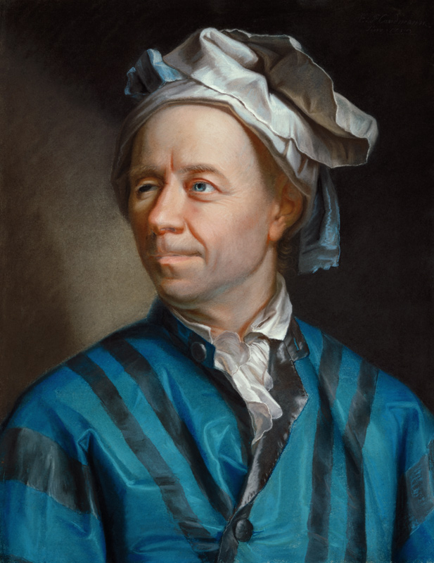 Bildnis des Mathematikers Leonhard Euler from Emanuel Handmann