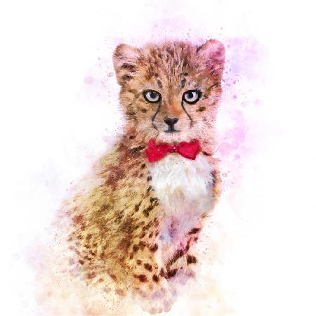 Baby-Gepard-Aquarell