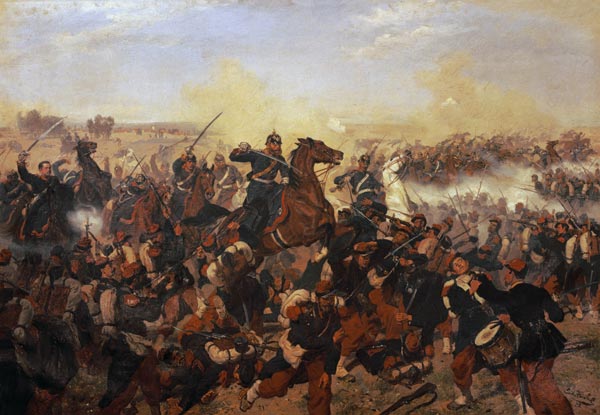 The Battle of Mars de la Tour on the 16th August 1870 from Emil Huenten