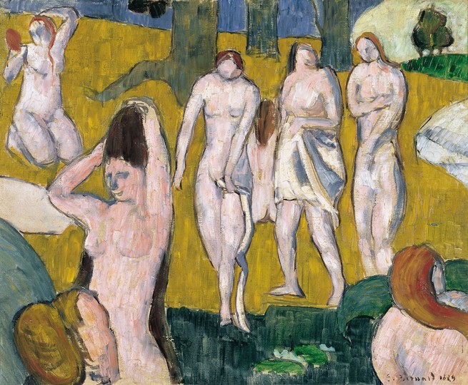 Women Bathing from Emile Bernard