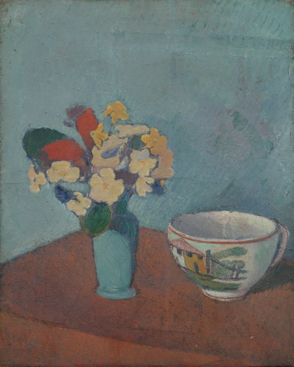 Vase with flowers and cup from Emile Bernard