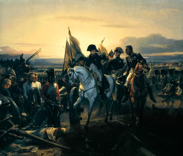 Napoleon on Friedland Battlefield 1807 from Emile Jean Horace Vernet