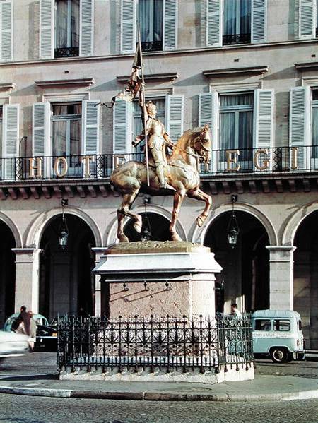 Equestrian statue of Joan of Arc (1412-31) from Emmanuel Fremiet