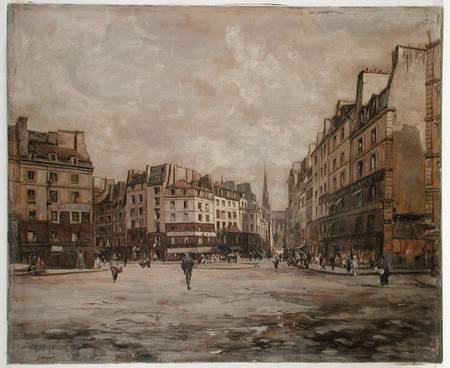 Place Maubert, Paris from Emmanuel Lansyer