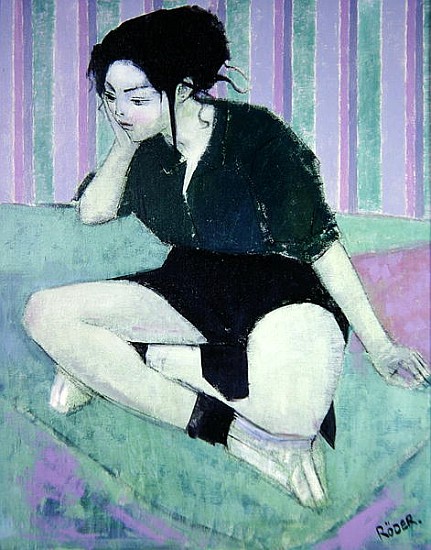 Liz (oil on canvas)  from Endre  Roder