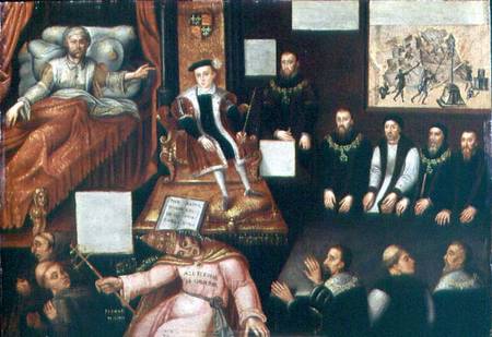 An Allegory of the Reformation from English School