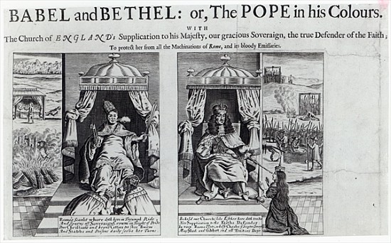 Babel and Bethel: or, the Pope in his Colours from English School
