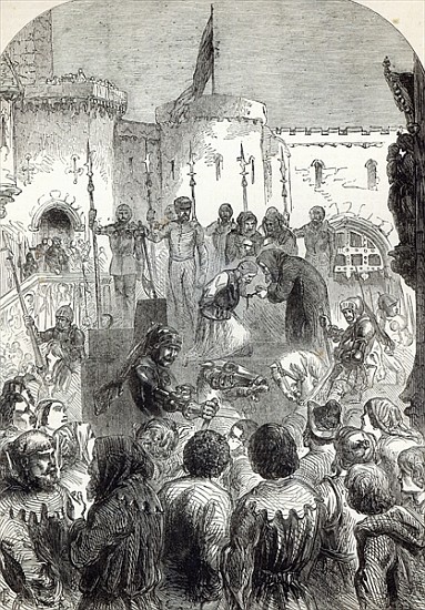 Execution of the Archbishop of York, illustration from ''Cassell''s Illustrated History of England'' from English School