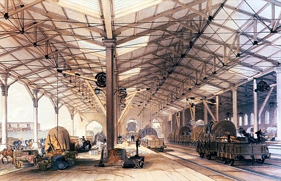 Great Western Railway: Freight shed at Bristol from English School