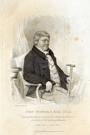 John Nichols; engraved by H. Meyer from English School