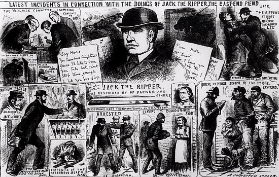 Latest Incidents in Connection with the Doings of Jack the Ripper, the East End Fiend from English School