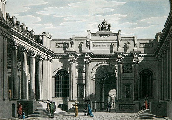 Lothbury Court, Bank of England 1801 from English School