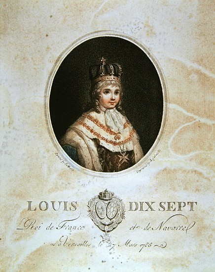 Louis XVII, c. 1793 from English School