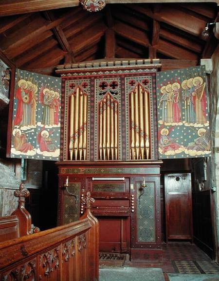 The organ of All Saints Church, Theddingworth from English School