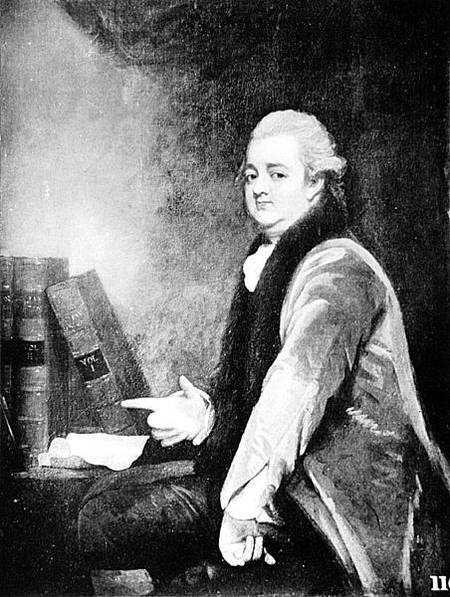 Portrait of Edward Gibbon (1737-94) from English School