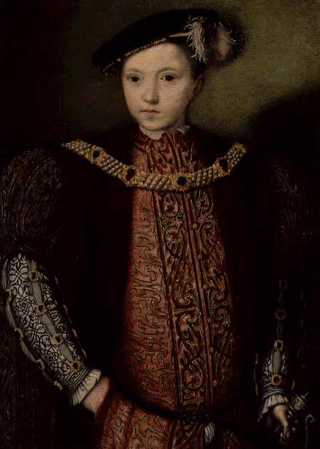 Portrait of King Edward VI (1537-53) 16th century from English School