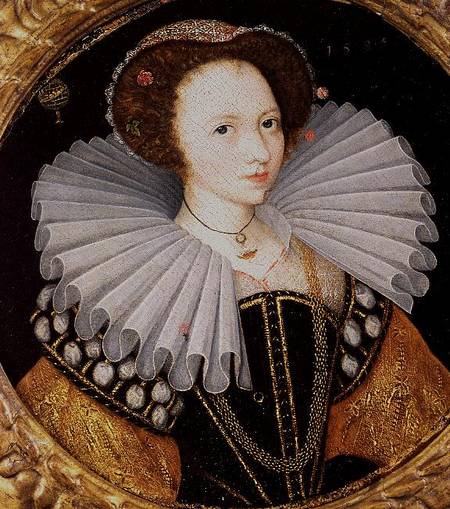 Portrait of a Lady with a Large Ruff, an Armillary Sphere in the Background from English School