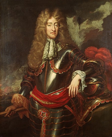 Portrait of King James II, c.1690 from English School