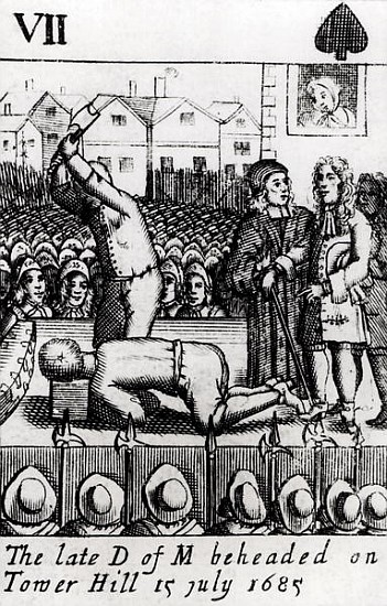 The Beheading of the Duke of Monmouth (1649-85) at Tower Hill, 15th July 1685 from English School