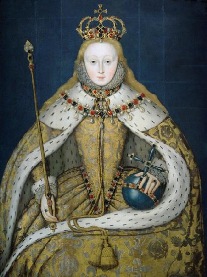 Queen Elizabeth I in Coronation Robes