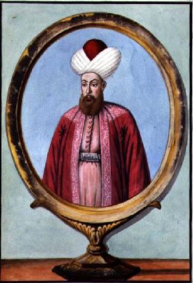 Amurath (Murad) I (1319-89), Sultan 1359-89, from 'A Series of Portraits of the Emperors of Turkey'