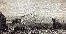 Cape Colonna, with ruins of the Temple of Minerva, coast of Greece, from ''The Illustrated London Ne