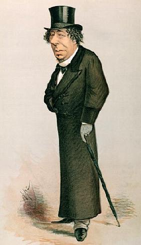 Disraeli, Benjamin (1804-81): cartoon from Vanity Fair, Jan 30