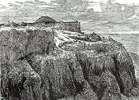 King Theodore''s House, Magdala from ''Cassell''s Illustrated History of England''