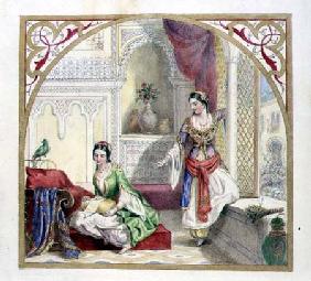 A Moorish Interior with Two Women