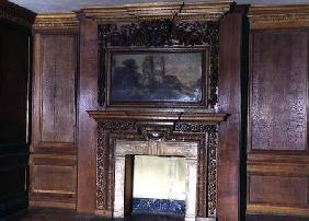 Panelling and chimney-piece from the Old Palace, Bromley-by-Bow