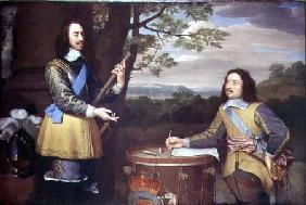 Portrait of Charles I (1600-49) and Sir Edward Walker (1612-77)