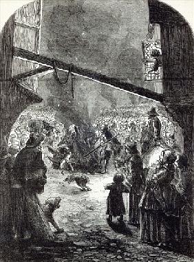 Rejoicings in London on account of the execution of Strafford, illustration from ''Cassell''s Illust