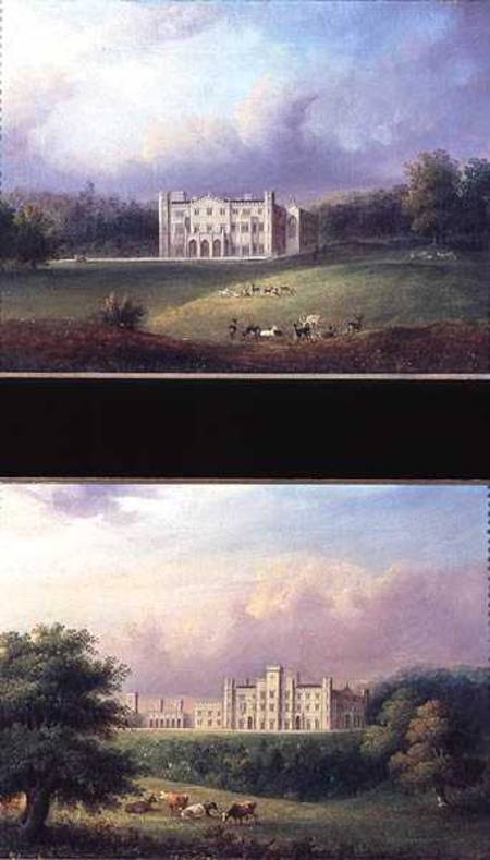Two Views of Apley Priory from English School