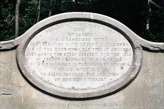 Wilberforce Memorial Seat, Keston from English School