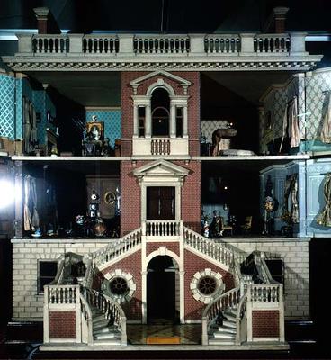 The Tate baby doll's house, c.1760 (mixed media) from English School, (18th century)