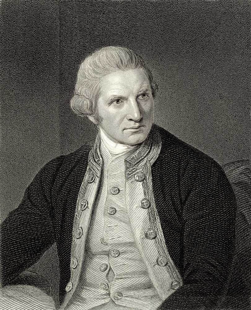 James Cook (1728-79) from 'The Gallery of Portraits', published 1833 (engraving) from English School, (19th century)