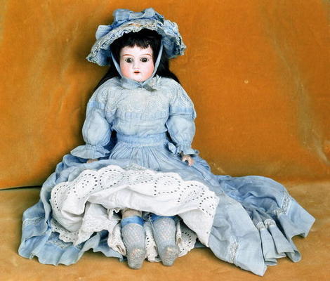 Doll (china) from English School, (19th century)