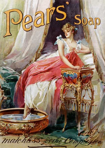 Advertisement for 'Pears' Soap' from English School, (19th century)